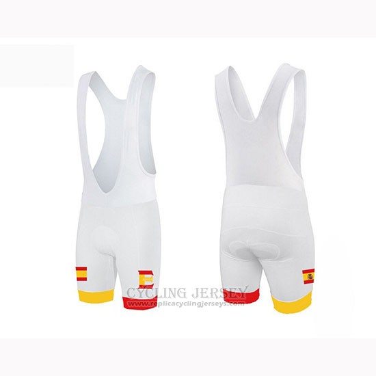 2019 Cycling Jersey Vuelta Espana White Short Sleeve and Bib Short
